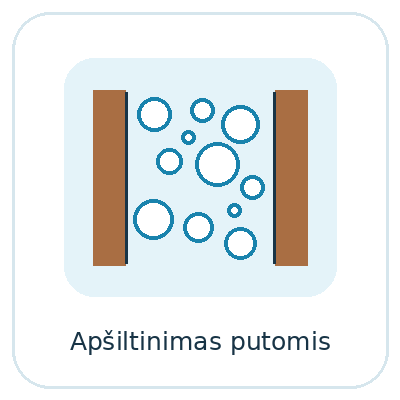 Apšiltinimas pūtomis